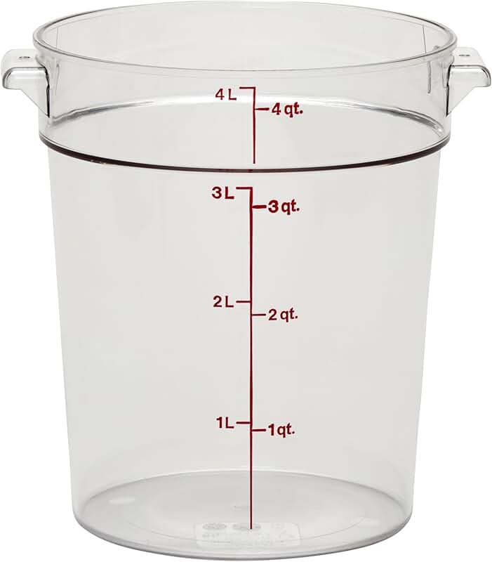 Round 4 Quart Food Storage Container