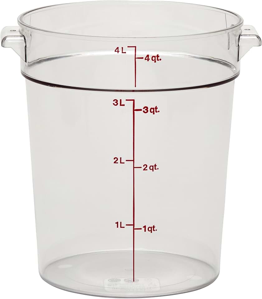 Round 4 Quart Food Storage Container