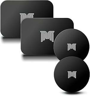 Set of four slim metal plates for phone cases
