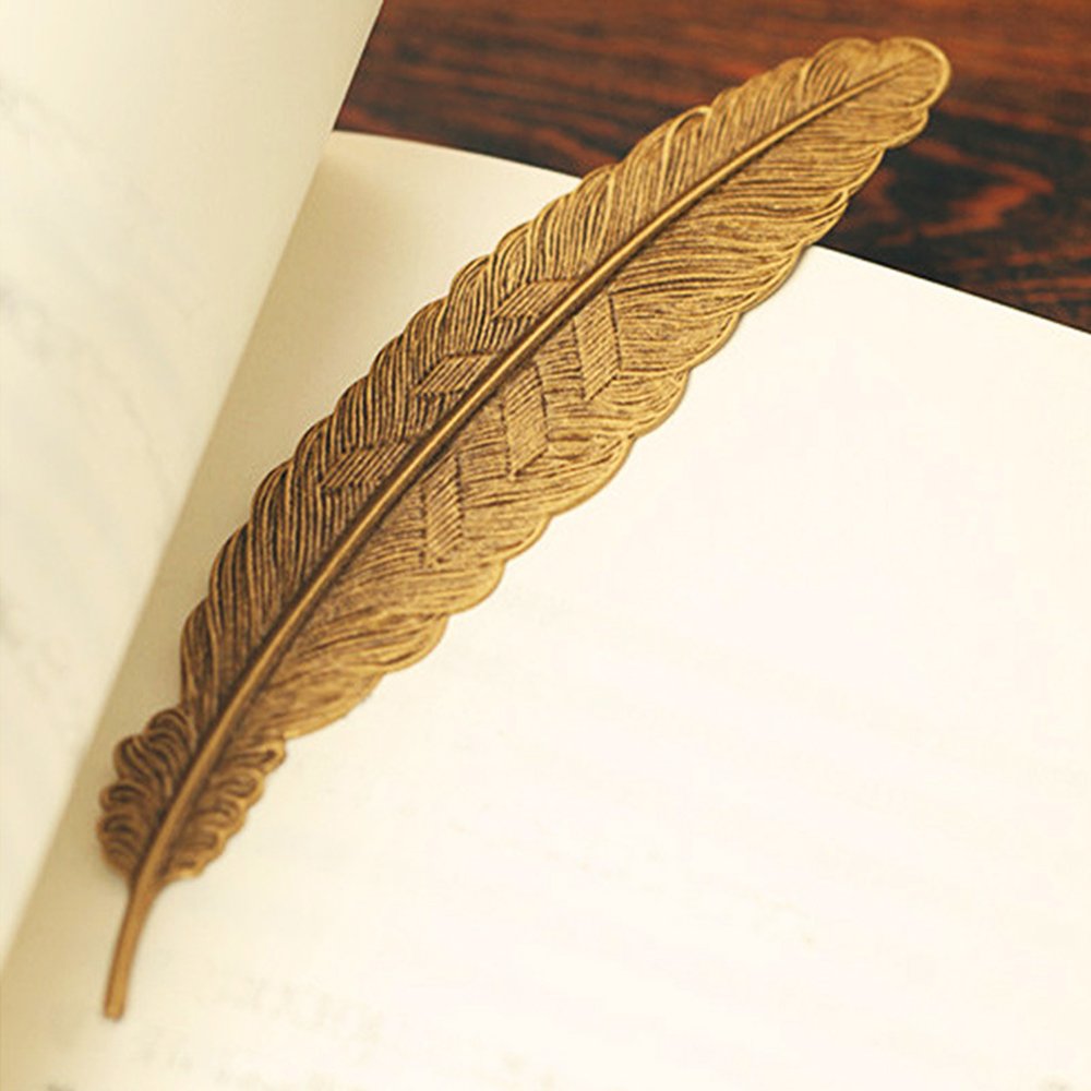Six Color Vintage Metal Bookmarks for School and Stationery