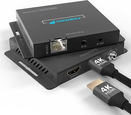 HDMI Extender 4K@60Hz Up to 230ft over Ethernet