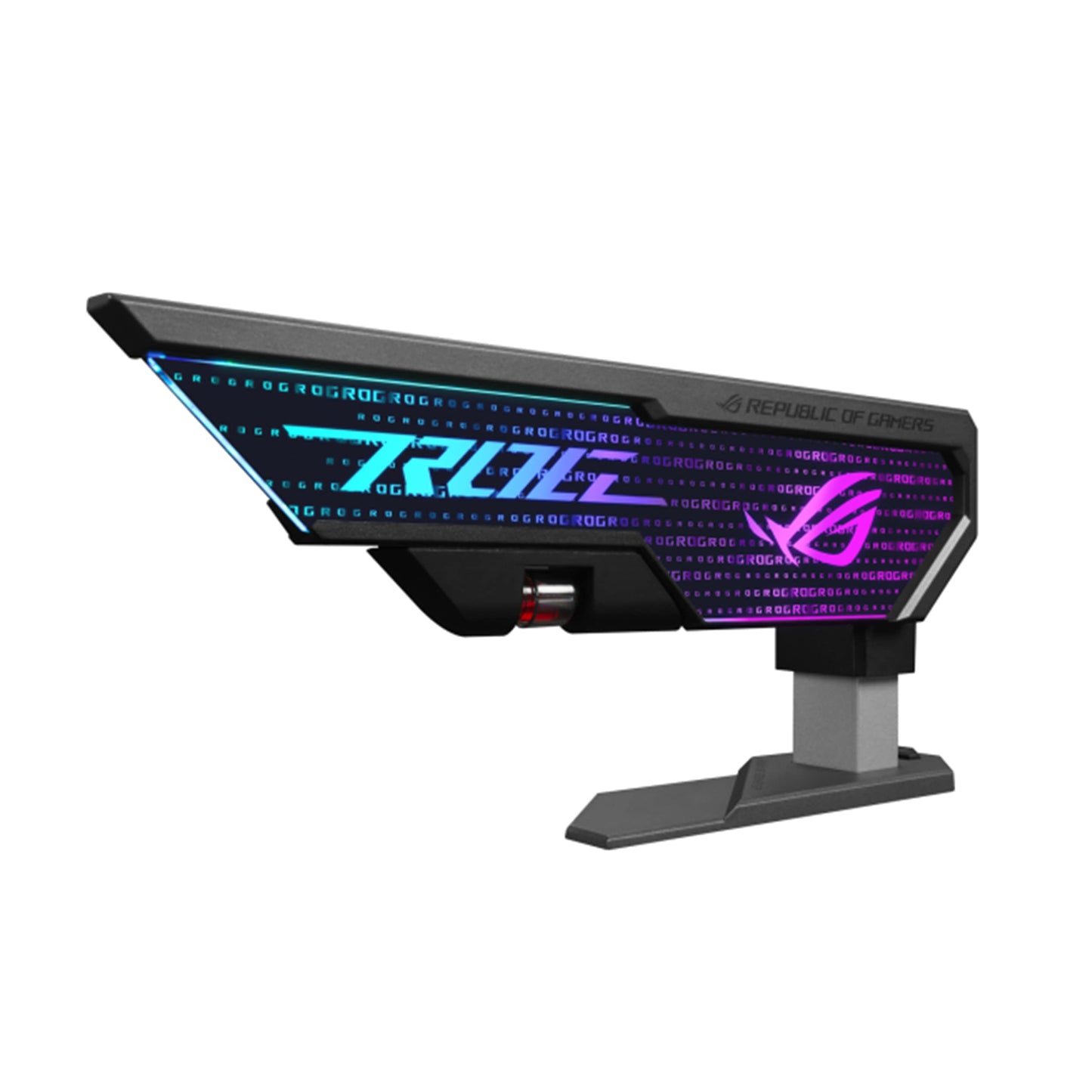ROG Herculx Graphics Card Anti-Sag Holder Bracket (Solid Zinc Alloy Construction, Easy Toolless Installation, Included Spirit Level, Adjustable Height, Wide Compatibility, Aura Sync RGB)