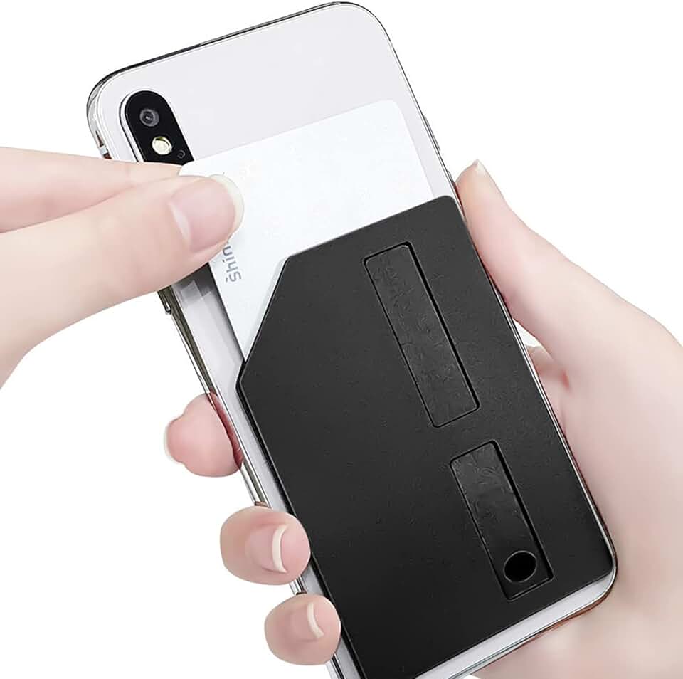 3-in-1 Phone Grip, Card Holder, and Stand