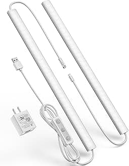 Dimmable 12-Inch Under Cabinet LED Lights, 2 Pack
