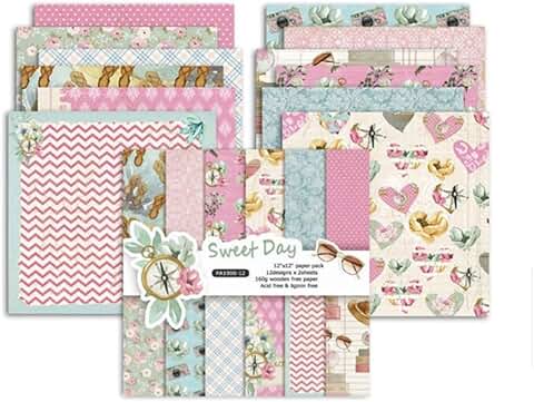 24 Sheets of Sweet Day Decorative Scrapbook Paper