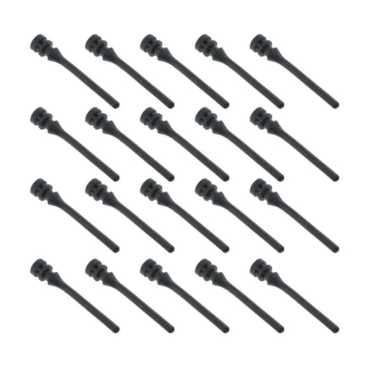 20pcs Black PC Case Fan Mounting Pins and Screws