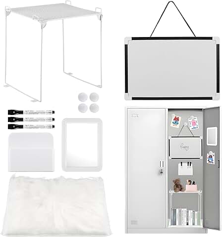 12-Piece Locker Organizer and Decor Set