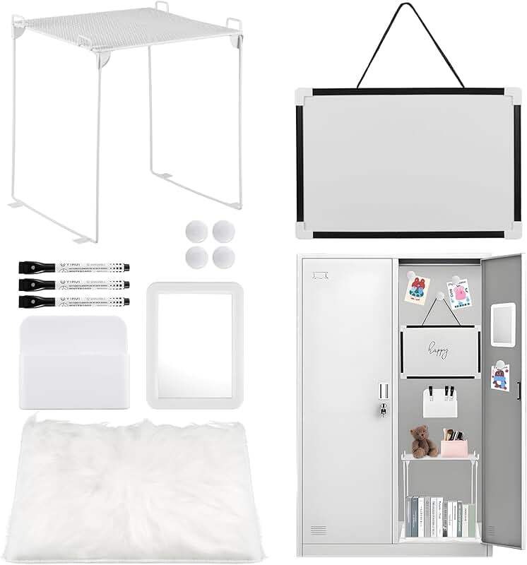 12-Piece Locker Organizer and Decor Set
