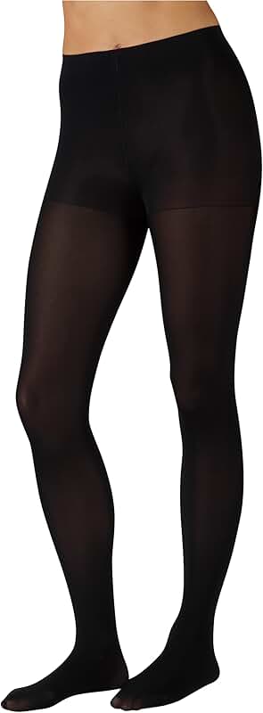 Casual Women's Sheer Toe Black Tights