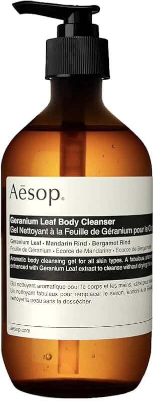 Geranium Leaf Body Cleanser for All Skin Types