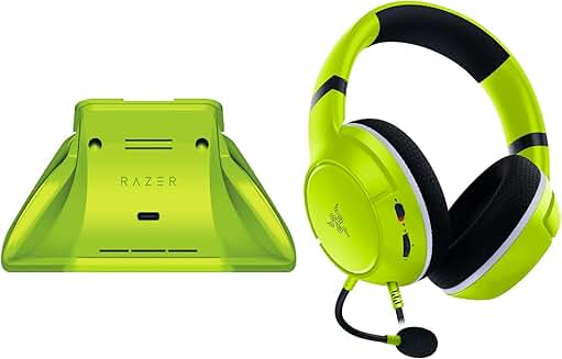Essential Duo Bundle: Wired Headset and Charging Stand