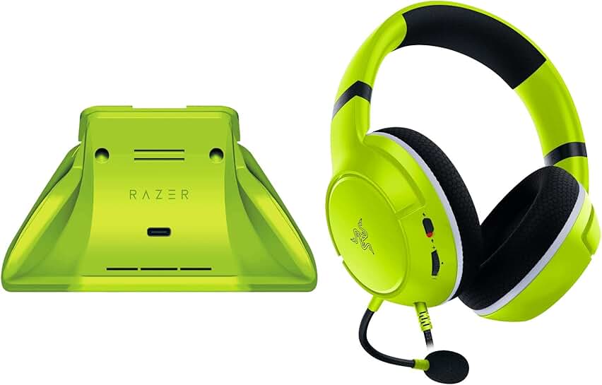 Essential Duo Bundle: Wired Headset and Charging Stand