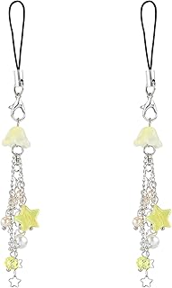 2 Pcs Cute Phone Charm Wrist Straps for Bags Keys Cameras
