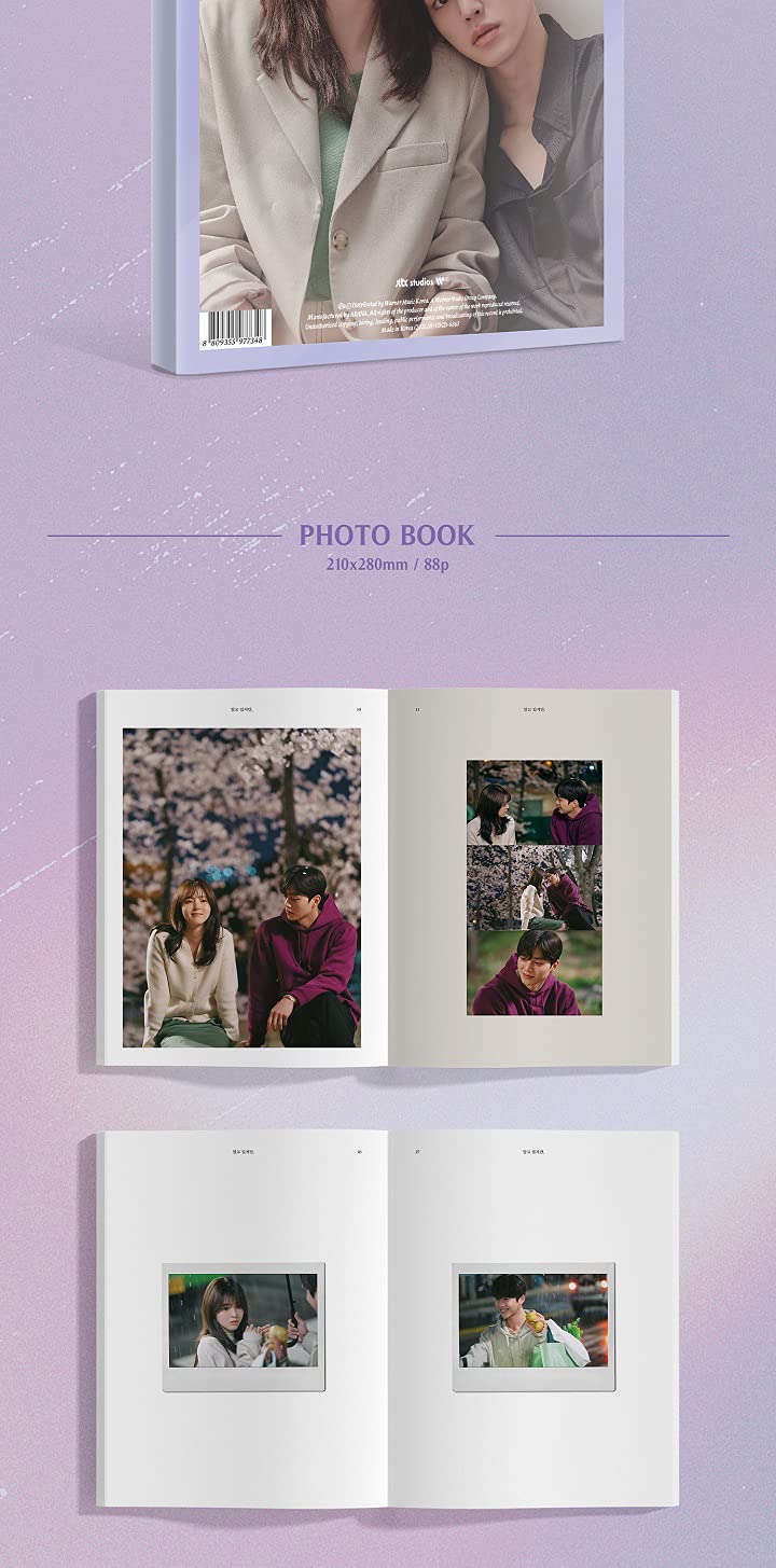 Nevertheless OST 2021 Korean TV Show Kdrama O.S.T CD+1p Folding Poster On Pack+88p PhotoBook+2p Postcard+1p Sticker+2p Photo Film+1p Tattoo Sticker+Tracking Sealed