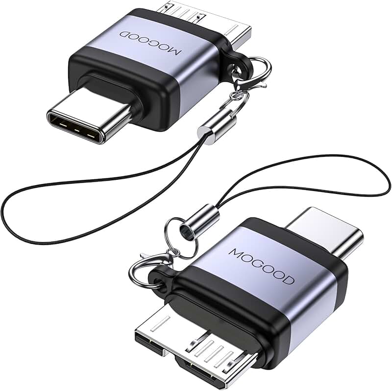 USB C to Micro B Adapter for Data and Charging