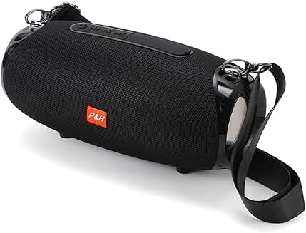 Portable Waterproof Bluetooth Speaker with Stereo Sound