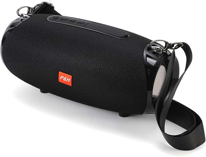 Portable Waterproof Bluetooth Speaker with Stereo Sound