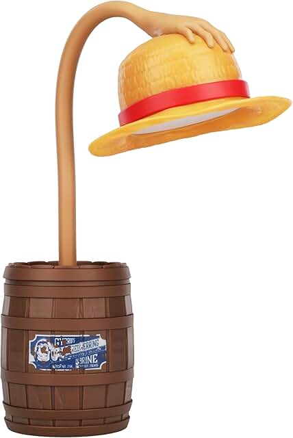 One Piece Straw Hat Posable Desk Light