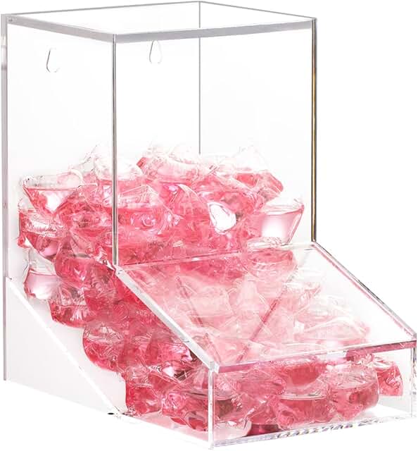 Acrylic Candy and Storage Dispenser for Bathroom and Laundry