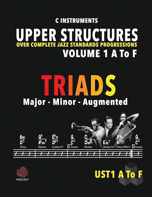 Triads Volume 1 A to F for Jazz Standards