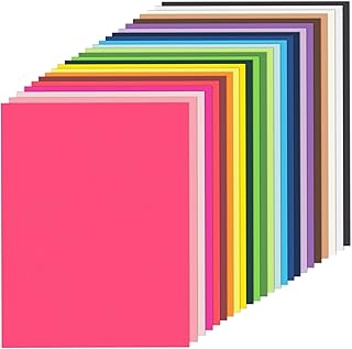 240 Sheets Assorted Colored Cardstock Paper 8.5 x 11"