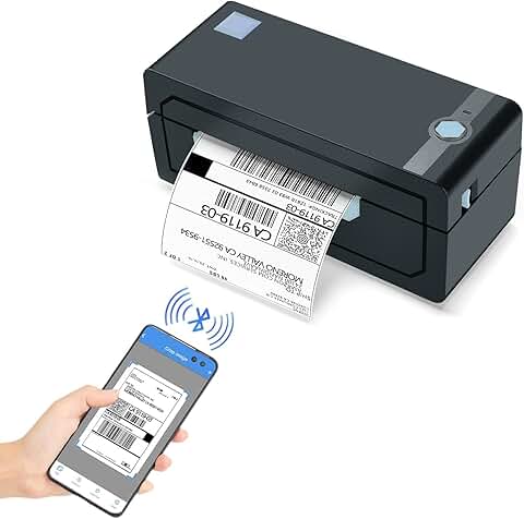 Wireless Bluetooth 4x6 Shipping Label Printer