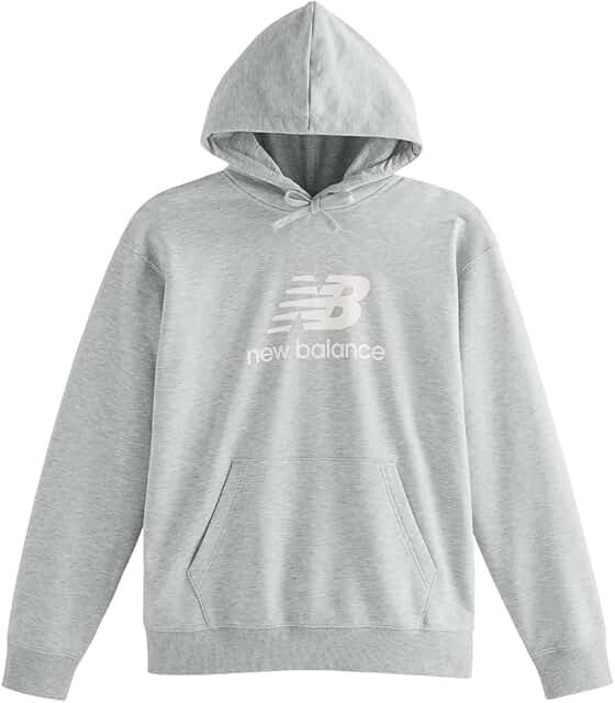 Men's Grey French Terry Hoodie, Medium