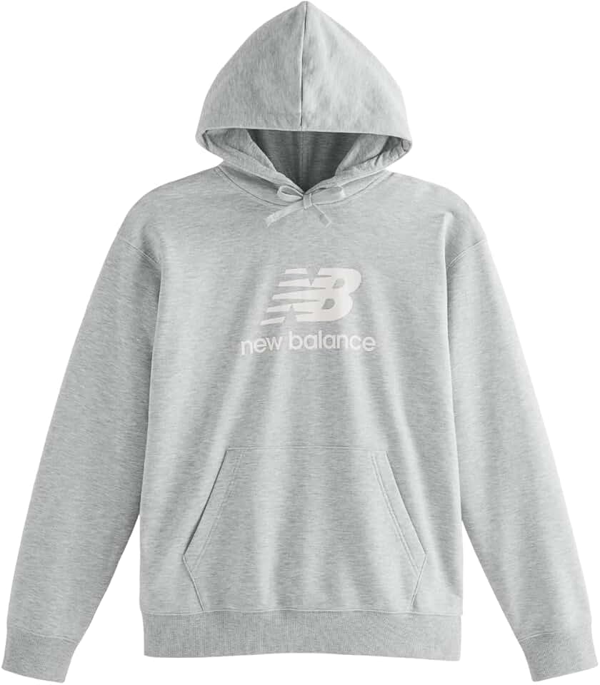 Men's Grey French Terry Hoodie, Medium