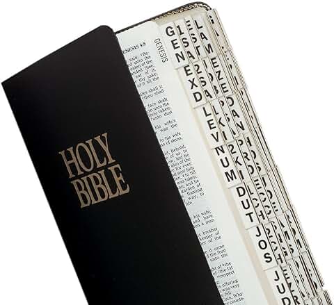 Large Gold-Edged Bible Indexing Tabs with 84 Tabs