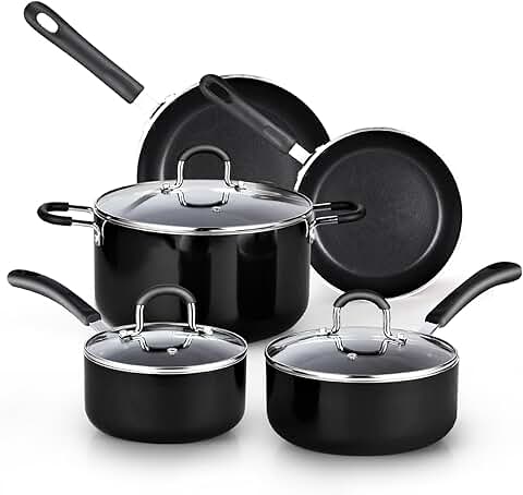 8-Piece Nonstick Cookware Set with Stay Cool Handles