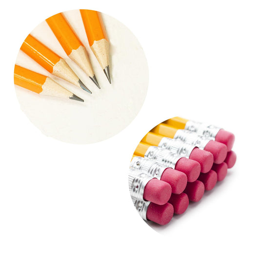360 Pre-sharpened No.2 HB Pencils with Erasers