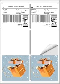 Shipping Address Labels, 600 Pack, Printable, 8.5" x 11"