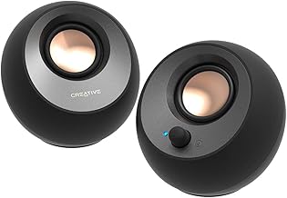 Minimalist USB-C Desktop Speakers with Bluetooth and Clear Audio