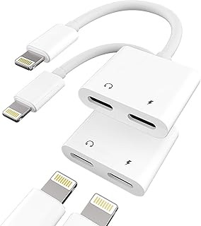 Lightning to audio and charger splitter for iPhone and iPad
