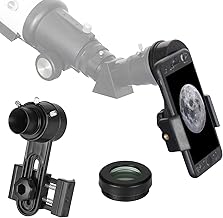 Smartphone Adapter for Telescope with 1.5X Barlow Lens