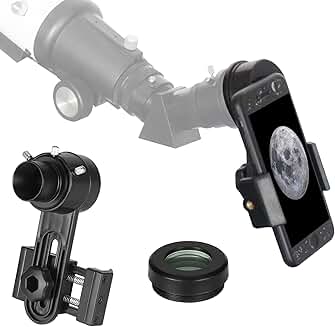 Smartphone Adapter for Telescope with 1.5X Barlow Lens