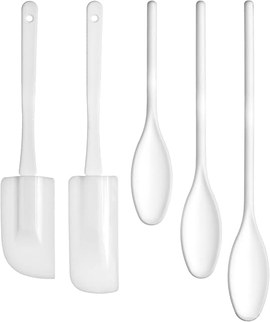 White 5-Piece Utensil Set