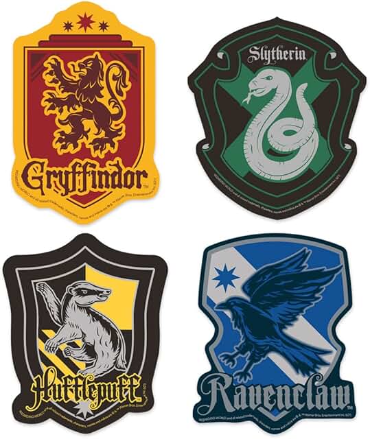 Harry Potter Hogwarts Houses Vinyl Sticker Set