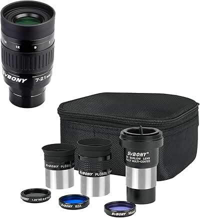 Zoom Eyepiece 7-21mm with Accessory Kit for Astronomy
