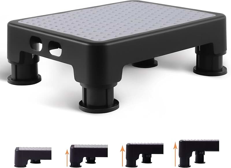 Adjustable Non-slip Step Stool for All Ages