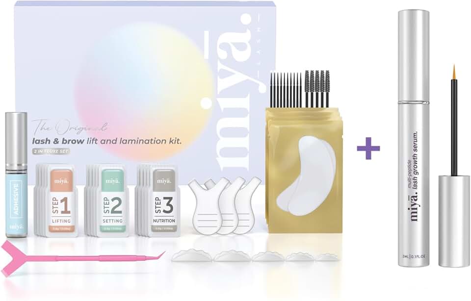 Lash Lift and Brow Lamination Kit with Growth Serum