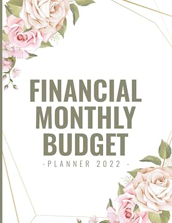 Monthly Financial Budget Planner 2022 with Expense Tracker
