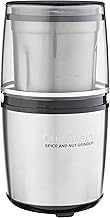 Mini electric spice and nut grinder in stainless and black
