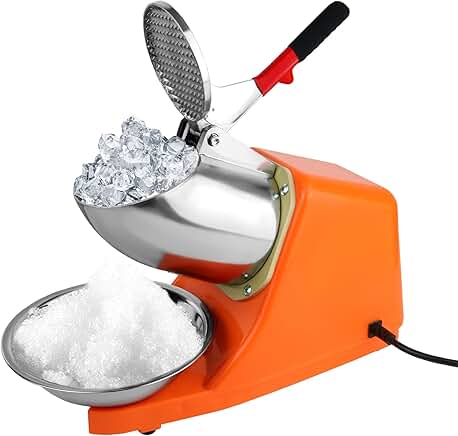 Electric Ice Crusher with Dual Blades, 300W, 176lbs/hr