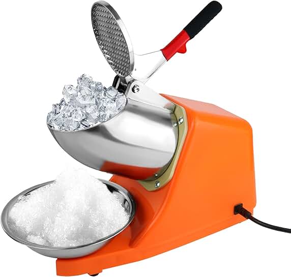 Electric Ice Crusher with Dual Blades, 300W, 176lbs/hr