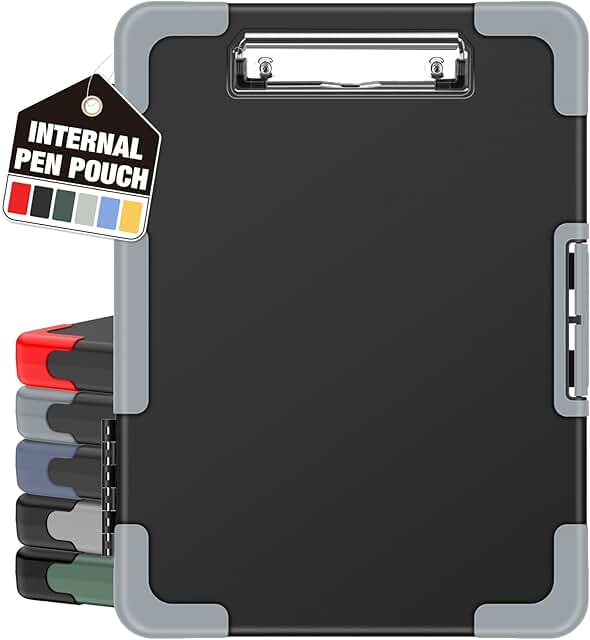Heavy Duty Clipboard with Storage and Pen Pouch