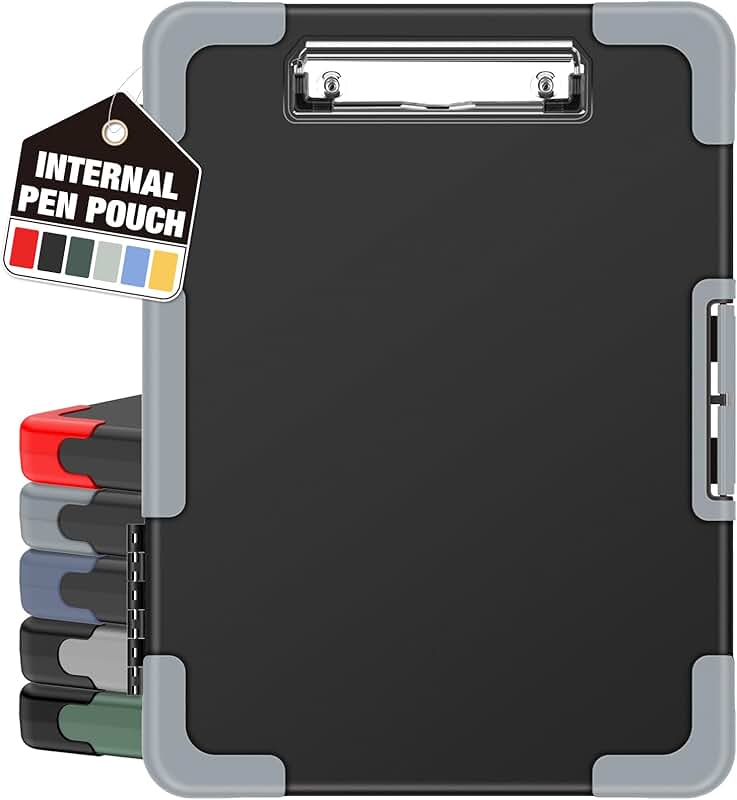 Heavy Duty Clipboard with Storage and Pen Pouch