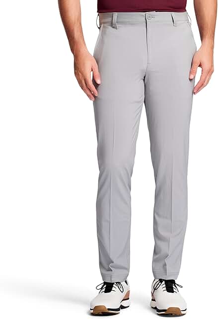 Men's Straight-Fit Flat-Front Golf Pants