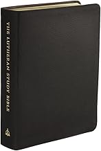 Lutheran Study Bible in Large Print, Black Leather