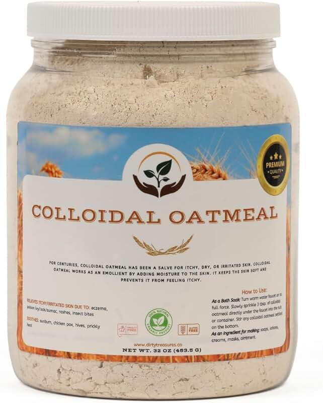 Natural Colloidal Oatmeal Bath for Eczema and Itchy Skin
